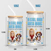 Best Friends Furever - Dog Personalized Custom Glass Cup, Iced Coffee Cup -  Gift For Pet Owners, Pet Lovers