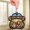 Fur, Love, And A Best Friend For Life - Dog Personalized Window Hanging Suncatcher Ornament - Gift For Pet Owners, Pet Lovers