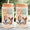 A Fur Mom’s Love Is Forever - Dog & Cat Personalized Custom Glass Cup, Iced Coffee Cup -  Gift For Pet Owners, Pet Lovers