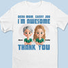 Having My Mom Is My Biggest Blessing - Family Personalized Custom Unisex T-shirt, Premium T-shirt, Hoodie - Mother's Day, Gift For Mom