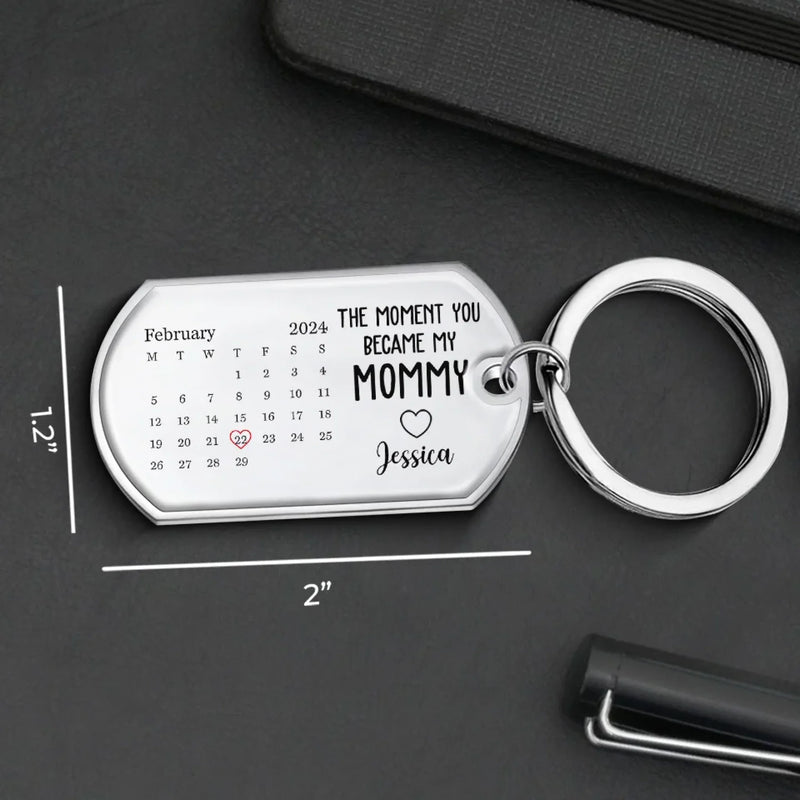Custom Photo New Mom Gifts - Personalized Keychain