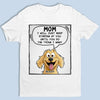 The Power Of The Puppy Stare - Dog Personalized Custom Unisex T-shirt, Premium T-shirt, Hoodie - Gift For Pet Owners, Pet Lovers