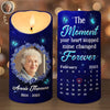 Custom Photo Though Absent, You Remain Ever Near - Memorial Personalized Custom LED Candle - Sympathy Gift For Family Members