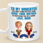 Custom Name Mother Daughter Gifts - Personalized Mugs