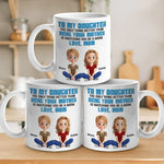 Custom Name Mother Daughter Gifts - Personalized Mugs