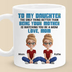 Custom Name Mother Daughter Gifts - Personalized Mugs