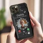 Custom Photo Memorial Gifts for Dad - Personalized Wallet Phone Case