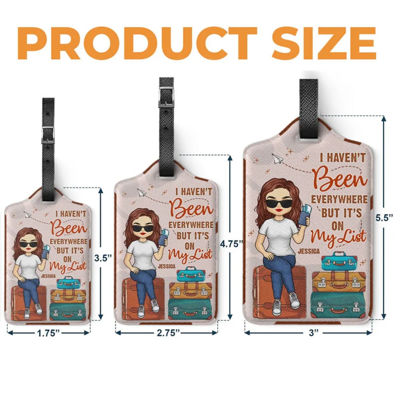 Go Where You Feel Alive - Travel Personalized Custom Luggage Tag - Holiday Vacation Gift, Gift For Adventure Travel Lovers