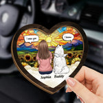 Custom Pet Memorial Gifts for Dog Lovers - Personalized Car Visor Clip