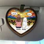 Custom Pet Memorial Gifts for Dog Lovers - Personalized Car Visor Clip