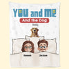 Just Us And The Paws We Love - Dog Personalized Custom Blanket - Gift For Pet Owners, Pet Lovers