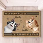 Custom Name Funny Cat Lover Gifts - Personalized Doormat