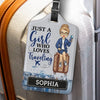 Keep Moving, Keep Exploring - Travel Personalized Custom Luggage Tag - Holiday Vacation Gift, Gift For Adventure Travel Lovers