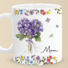 Mom, My First And Forever Love - Family Personalized Custom 3D Inflated Effect Printed Mug - Mother's Day Gift For Mom, Grandma