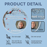 Custom Photo Memorial Calendar - Personalized Car Ornament