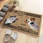 Custom Name Funny Pet Gifts for Dog and Cat Lovers - Personalized Doormat