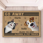 Custom Name Funny Pet Gifts for Dog and Cat Lovers - Personalized Doormat