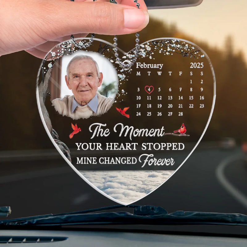 Custom Photo Memorial Keepsake - Personalized Car Ornament