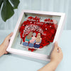 Behind Every Strong Daughter Is A Truly Amazing Mom - Family Personalized Custom Flower Shadow Box - Mother's Day, Gift For Mom, Grandma