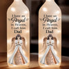 Gone But Never Forgotten - Memorial Personalized Custom Bottle Lamp - Sympathy Gift For Family Members
