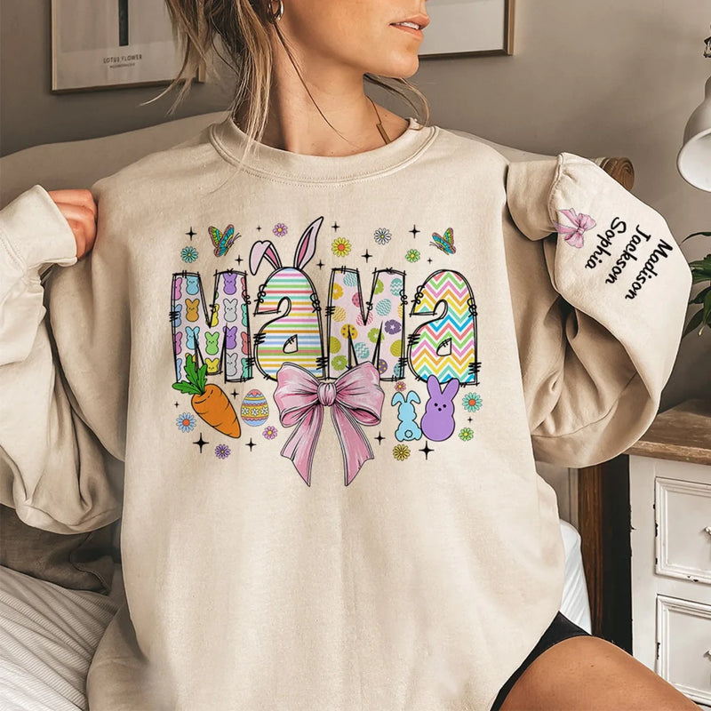 Custom Name Easter Gifts for Girls - Personalized Sweater
