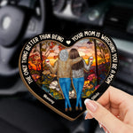 Custom Name Mother Daughter Gifts - Personalized Car Visor Clip