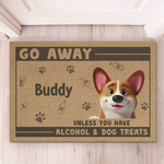 Custom Name Funny Pet Gifts for Dog and Cat Lovers - Personalized Doormat