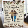 A Mother’s Love Is Endless And Unconditional - Family Personalized Custom Blanket - Mother's Day, Gift For Mom, Daughter