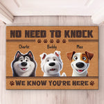 Custom Pet Name Dog Lover Welcome Gifts - Personalized Doormat