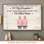Custom Name Daughter and Grandchildren Gifts - Personalized Poster