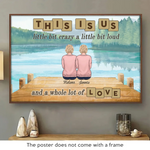 Custom Name Family Beach Decor - Personalized Poster