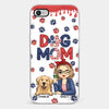 Cuddling With My Furry Happiness - Dog & Cat Personalized Custom 3D Inflated Effect Printed Clear Phone Case - Gift For Pet Owners, Pet Lovers