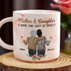 A Mother's Love Endures Through All - Family Personalized Custom Marble Mug - Mother's Day, Gift For Mom, Daughter