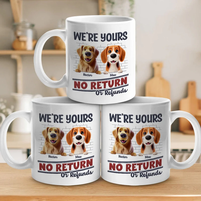 Custom Name Funny Dog Gifts for Dog Lovers - Personalized Mugs