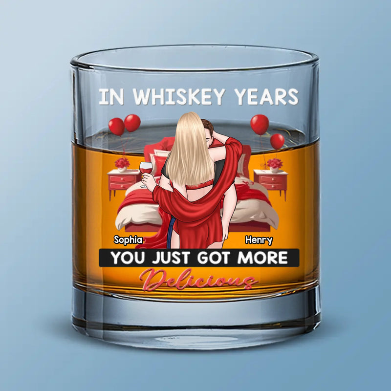 Custom Name Funny Couple Gifts - Personalized Whiskey Glass