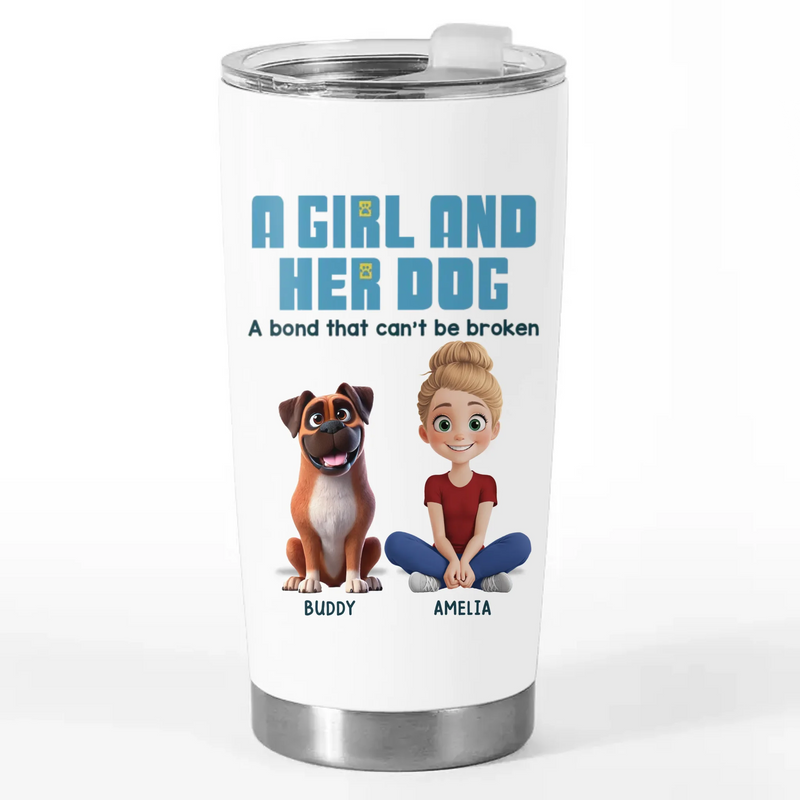 Life Is Better With Paws - Dog & Cat Personalized Custom Tumbler - Gift For Pet Owners, Pet Lovers