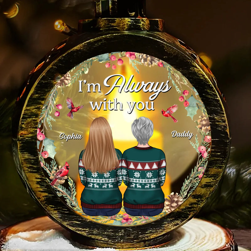 Too Precious To Be Forgotten - Memorial Personalized Custom Candlelight Lantern Ornament - Sympathy Gift, Christmas Gift For Family Members