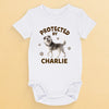 Furry Friends Make Life Brighter - Dog Personalized Custom Baby Onesie - Baby Shower Gift, Gift For Pet Owners, Pet Lovers