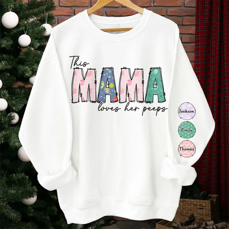 Custom Name Mama Gifts for Women - Personalized Sweater