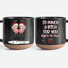 Friends Who Holiday Together Sleigh Together - Bestie Personalized Custom Printed Pottery Mug - Christmas Gift For Best Friends, BFF, Sisters