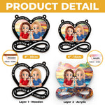Custom Name Best Friend Gifts - Personalized Suncatcher Ornament