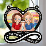 Custom Name Best Friend Gifts - Personalized Suncatcher Ornament