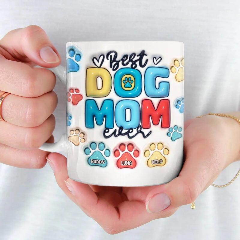 Custom Name Best Dog Mom Gifts - Personalized Mugs