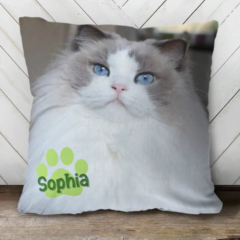 Custom Photo All You Need Is Love And A Pet - Dog & Cat Personalized Custom Pillow - Gift For Pet Owners, Pet Lovers