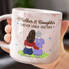 A Mother’s Love, A Daughter’s Strength - Family Personalized Custom Marble Mug - Mother's Day, Gift For Mom, Daughter
