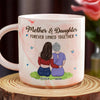 A Mother’s Love, A Daughter’s Strength - Family Personalized Custom Marble Mug - Mother's Day, Gift For Mom, Daughter