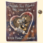 Custom Pet Photo Memorial Gifts - Personalized Blanket