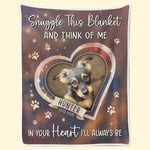 Custom Pet Photo Memorial Gifts - Personalized Blanket