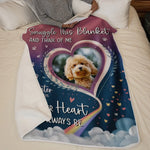 Custom Pet Photo Memorial Gifts for Dog Lovers - Personalized Blanket