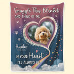 Custom Pet Photo Memorial Gifts for Dog Lovers - Personalized Blanket